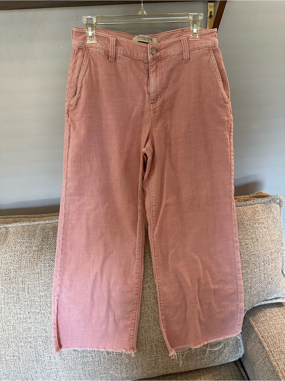 Liverpool Jeans Company Men's Corduroy Pants in Dusty Rose
